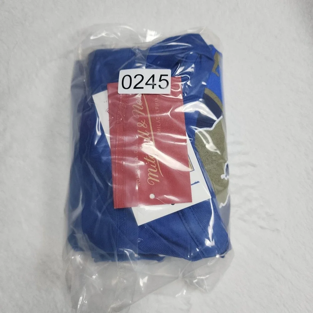 Los Angeles Dodgers Shirt Mens Small NWT Mitchell Ness Blue Cooperstown MLB